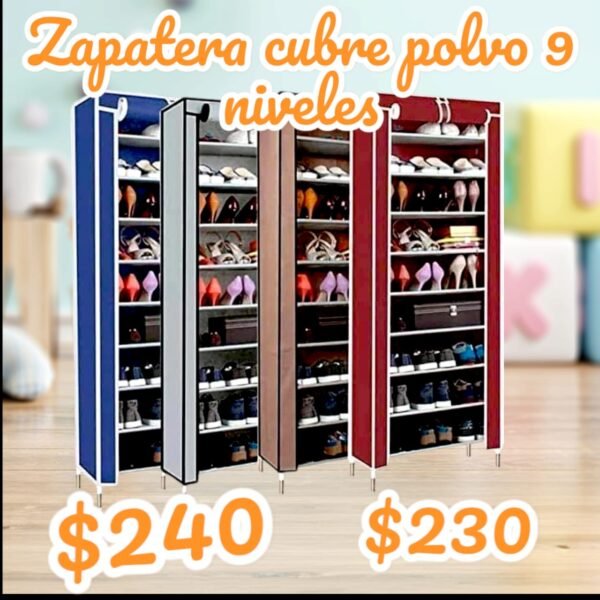 Zapatera Cubrepolvo 9 Niveles