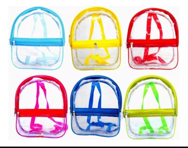 Mochila mini transparente