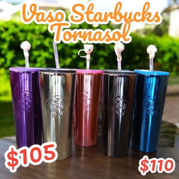 Vaso Starbucks tornasol