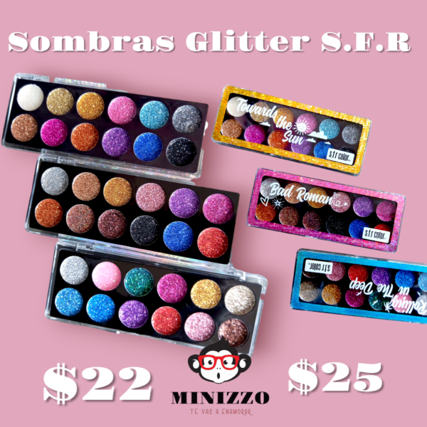 Sombras Glitter S.F.R